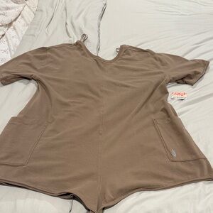 Free People Short Sleeve Romper Brand new w tags size small